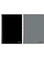 Тетрадь 96л. (клетка) А4 Проф-Пресс спираль "В тёмных тонах" Т96-9185 тисн.лён