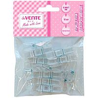 Набор прищепок декоративных deVENTE "Transparent" 12шт,35*7мм,прозрачн. 8120407