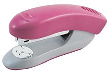 Степлер №24/6, 26/6 20л. deVENTE Neon 4142341 пластик, розовый неон, к/к