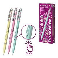 Карандаш авт. 0,7мм EK "Pushfield Floral Soul" 63591 НВ