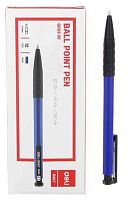 Ручка авт. шар. DELI "Daily" EQ00330 (1035379) синяя,0,7мм,манжет синий/чёрный