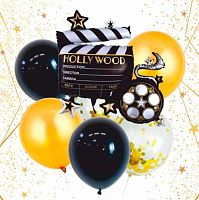 Набор шаров (6шт) "Film" 574-336 латекс,фольг.