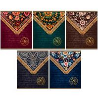 Тетрадь 48л. (клетка) ЭКСМО "Это так по-русски" ТКМФ489796 мат.текст.лам.,тисн.фольг.