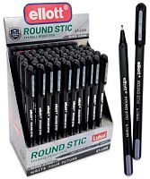 Ручка масл. шар. ELLOTT DO-527 чёрная,игольч.,0,7мм