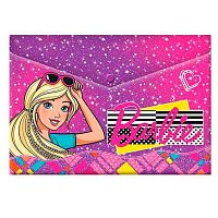 Папка-конверт на кнопке А4 КанцБиз "Barbie" BREB-US1-PLB-EN15