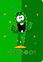 Тетрадь 40л. (клетка) АППЛИКА "Весёлый кактус" С7148-02 лам.карт.,евроформат