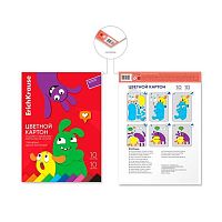 Картон цв. глянц. А4 10л.10цв. EK "Jolly Friends" 62020 склейка