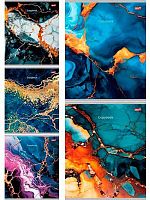 Тетрадь 48л. (клетка) Проф-Пресс "Яркий мрамор" 48-5714 цв.мел.обл.