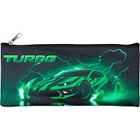 Пенал-косметичка ATTOMEX 215*90*10 "Turbo" 7024503 (10предм.) плоск.,полиэстер,на молн.