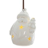 Подвесное украшение с подсветкой НГ REMECO "Дед Мороз" 824061 фарфор,5*4*7см,асс.