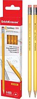 Карандаши ч/гр. с ласт. EK "Amber 101" 32835 (12шт) HB,шестигр.