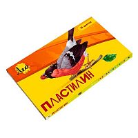 Пластилин 18цв.,360гр. Лео "Ярко" LBMC-0118 к/к