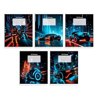 Тетрадь 24л. (линейка) ФЕНИКС "Ночные гонки" 70914 выб.уф-лак,мел.карт.,асс.