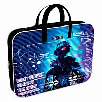 Сумка-планшет А4+ EK "Cyber Game" 60240 текстиль,на молн.,ручки