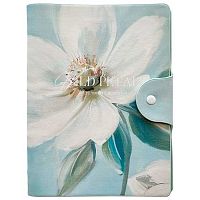 Ежедневник 2026г. А5 160л. INFOLIO кож.зам. "Petals" I1761/flower мягк.обл.,полускр.спир.,на кнопке
