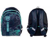 Рюкзак ХАТ Primary School "Бомбардир" NRk_63068 полиэстер,37*25*17см,светоотр.,2отд.
