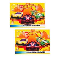 Альбом для рис.24л. CENTRUM "Hot Wheels" 88706 на скрепке,обл.мел.