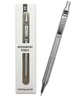 Карандаш авт. 0,3мм INTELLIGENT DJ-333 НВ,метал.серебр.корп.,асс.