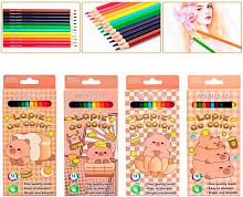 Карандаши 12цв. WEIBO "Lapiz de color" MD-9113-12 шестигр.корп.