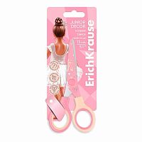 Ножницы детск. 13см EK Junior Decor "Pointes" 60491 с принтом на лезвиях