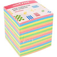 Блок д/записей 90*90*90мм deVENTE 2012202 5пастел.цв.,20слоёв,непроклеенный
