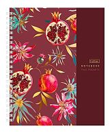Тетрадь 96л. (клетка) ХАТ спираль "Golden fruits_garnet" 35694 обл.с карман.,перф.на отрыв