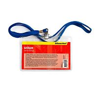 Бейдж SILWERHOF 110*80мм 380003-00 (426490) горизонт.,на шнурке