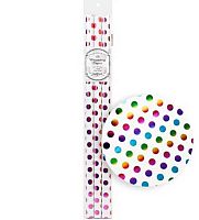 Бумага упак. 50*70см Darvish "Горошек" DV-15885 (набор 3шт),в пакете,е/подвес