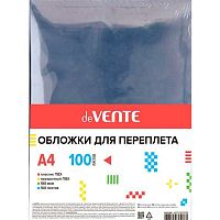 Обложка д/переплёта deVENTE А4 180мкм 100л. 4121503 прозр.,пластик ПВХ