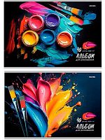 Альбом для рис.40л. Проф-Пресс "Яркое творчество-2" 40-7785 на скобе,асс.