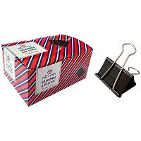 Зажим для бумаг ATTOMEX 75мм чёрн.металл. 4131501