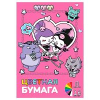Бумага цв. А4 16л. 8цв. CENTRUM "Куроми" 77134 на скобе