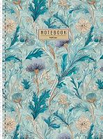 Бизнес-блокнот А4  80л. ХАТ тв.обл. спираль "Флоранс" 35513 клетка,глянц.лам.,перфор. Бизнес-блокнот А4  80л. ХАТ тв.обл. спираль "Флоранс" 35513 клетка,глянц.лам.,перфор.