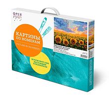 УЦЕНКА Набор д/раскрашивания по номерам ФРЕЯ "Подсолнухи на закате" PNB/PL-137 50*40см