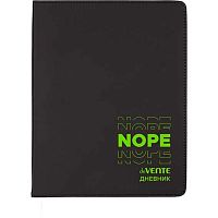 Дневник 1-11кл. deVENTE интегр.обл. "NOPE" 2021638 кож.зам.,бел.бум.,шелкогр.