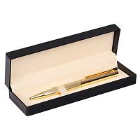 Ручка подар. шар. Fiorenzo 231459 синяя,1,0мм,золот.металл.корп.,поворот.мех.,подар./к