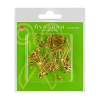 Булавки английские АЛЬТ Hobby Time 2-681/08 золото,метал.,размер 000-1 (48шт)