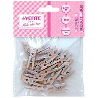 Набор прищепок дерев. deVENTE "Natural Wood" 20шт,25*3мм,натуральный 8120409