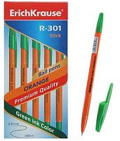 Ручка шар. EK R-301 Orange Stick 43197 зелёная,0,7мм
