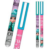 Ручка гелевая "Пиши-Стирай" deVENTE "Paris Girl" 5051517 синяя,0,5мм,с ласт.,асс.