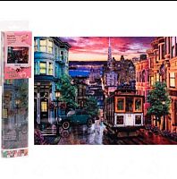 Мозаика алмазная DIAMOND "Улочка" 30*40см,полн.выкл.,в рулоне 684-1008