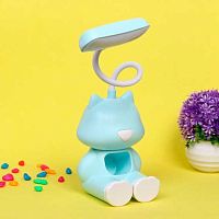 Светильник настольный "Marmalade-Кот Томас" 025-5056 LED,зелёный,USB