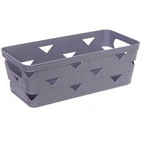 Корзинка д/хранения Селфи "Энигарт" 836-693 пыльно-серый,25.3*12.3*9см