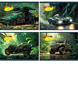 Альбом для рис.32л. МАЯК "Джунгли микс" А432 K4-1/JMI обл.мел.карт.,лак