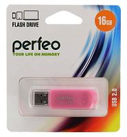Флеш-драйв16Гб Perfeo C03 Pink
