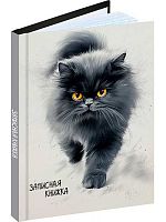 Записная книжка А6  96л. Проф-Пресс "Пушистый кот-5" 96-7562 тв.обл.,глянц.лам.,цв.мел.обл.