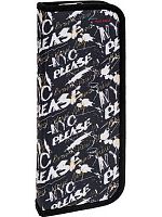 Пенал д/кистей Проф-Пресс 100*270 "Надписи белым" ПН-9559 печать по ткани