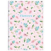 Бизнес-блокнот А5  80л. BG тв.обл. "Россыпь лепестков" 57567 выб.лак,мат.лам.