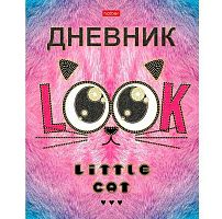Дневник 1-11кл. ХАТ тв.обл. "Look_cat" 31184 мат.лам.,3D-фольга