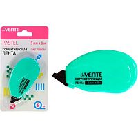 Коррект. лента deVENTE 5мм* 8м "Pastel" 4062341 непрозр.бирюз.корп..фрон.аппл.,к/блист.